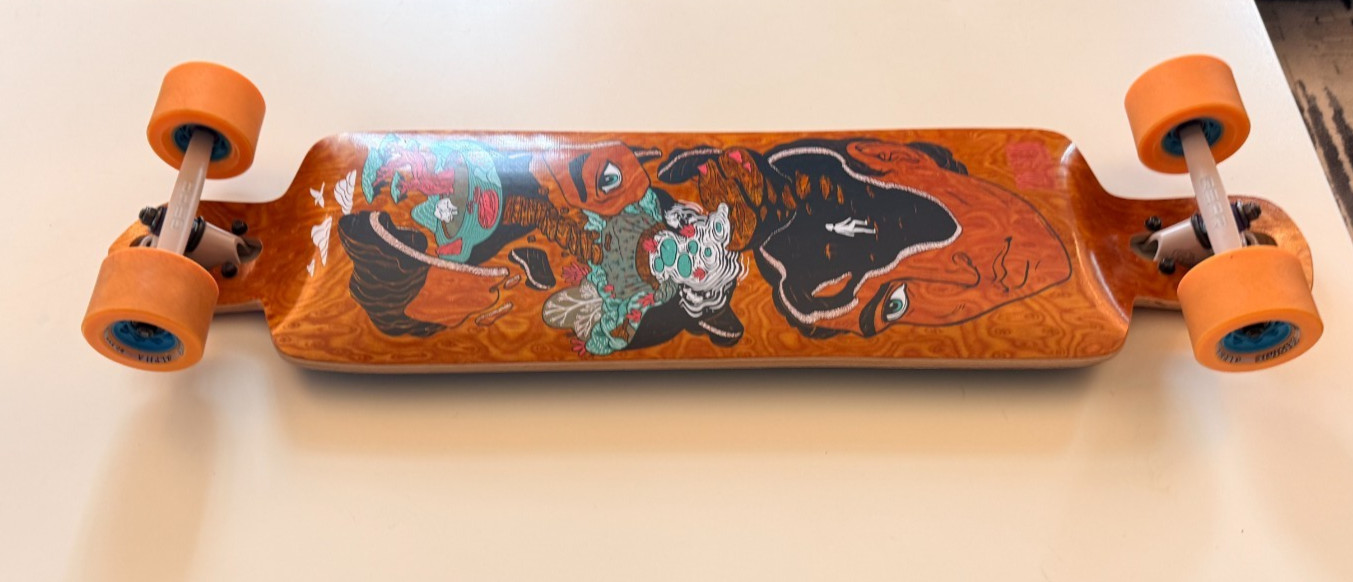 Pantheon Quest Longboard Complete Bear Gen 6 155 Seismic Alpha LDP Mango -Extras