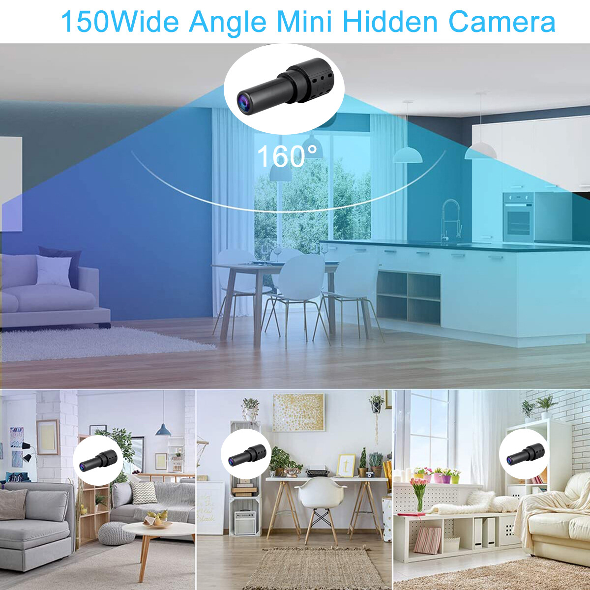 Mini Wifi Camera HD 1080P Home Security Camcorder Night Vision Micro Smart Cam