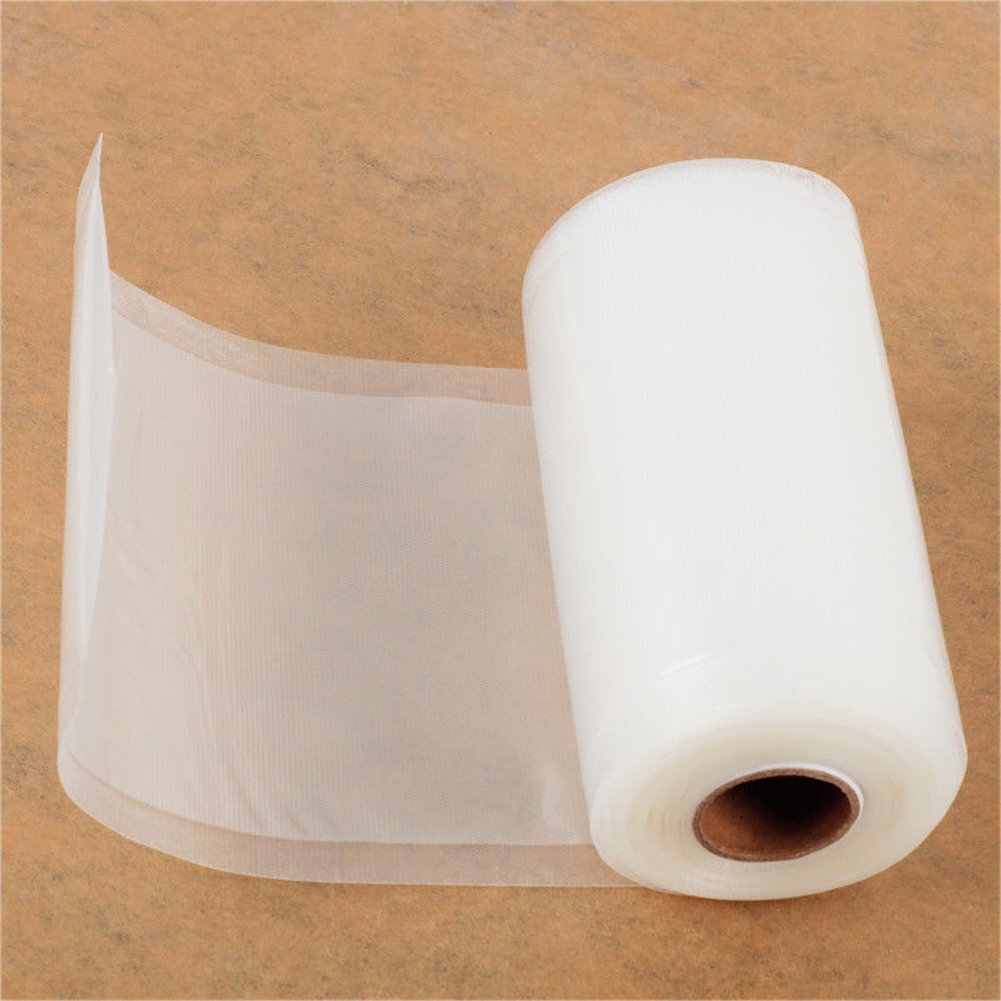 4 Rolls 8"x50' Universal Embossed Vacuum Sealer Bags - Food Saver BPA Free 4 Mil