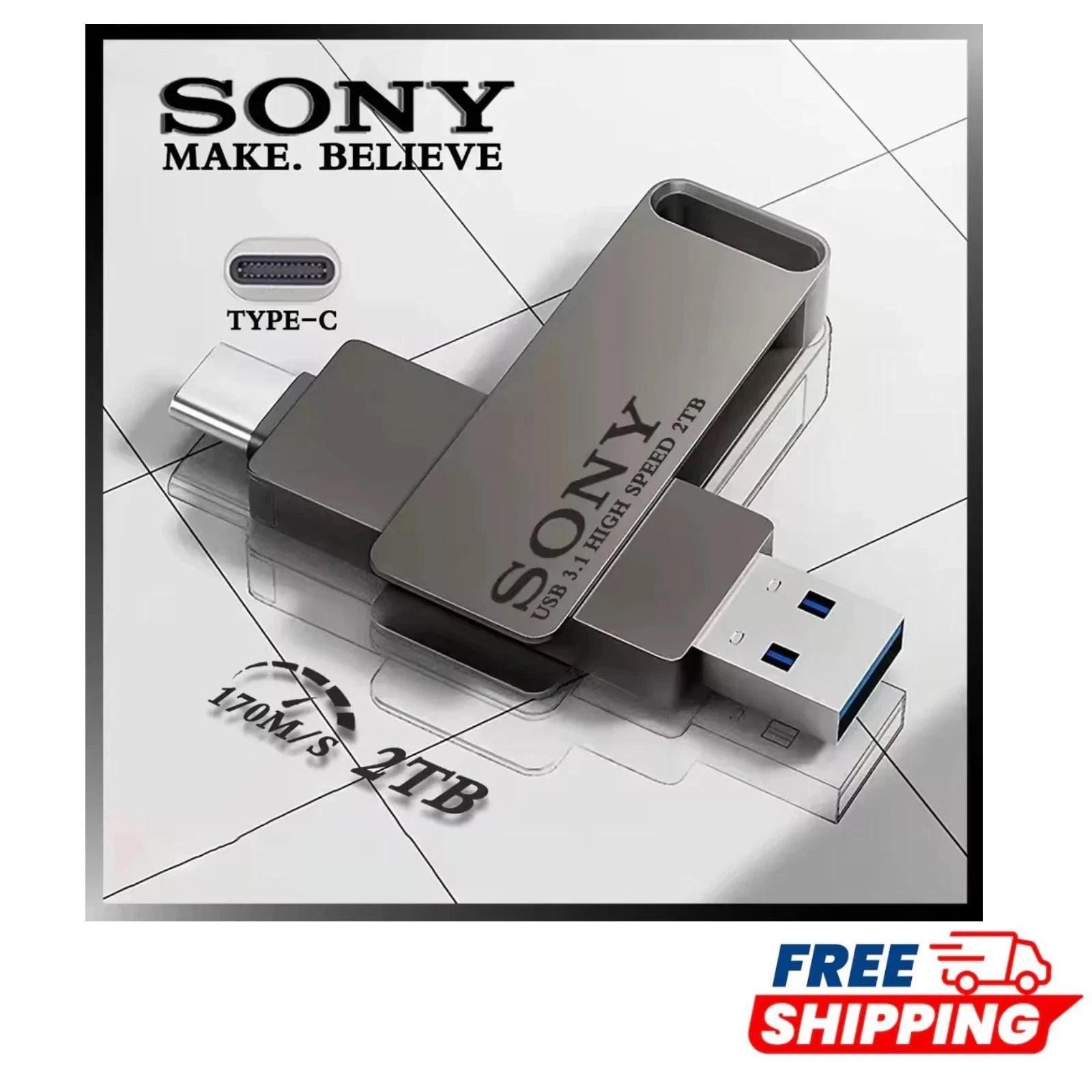 Sony 2TB USB 3.0 Flash Drive High Speed Memory Stick for PC Laptop Mac PS4 PS5