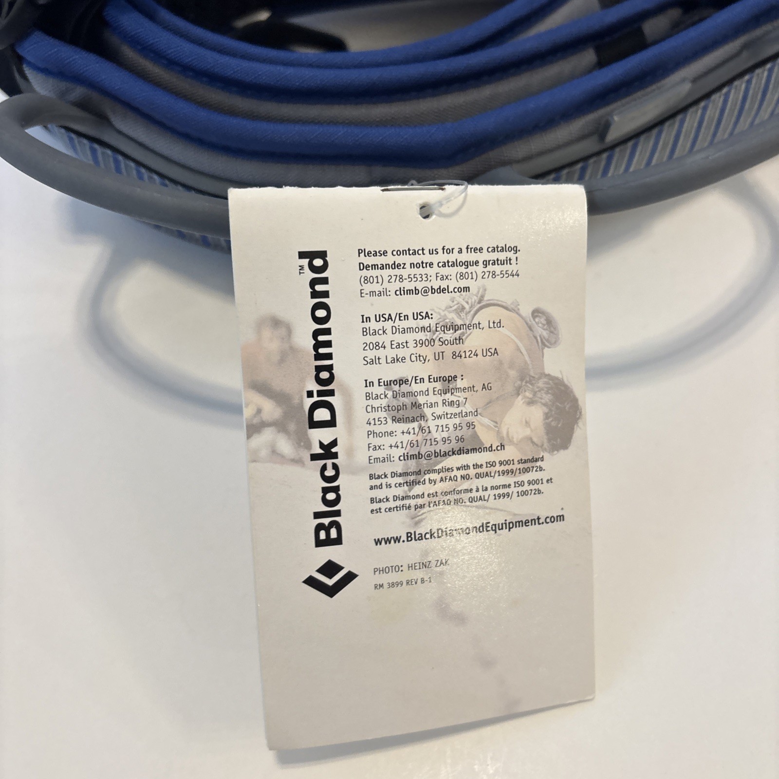 Women's Black Diamond Primrose All Around Climbing Harness Size 12 Blue Gray