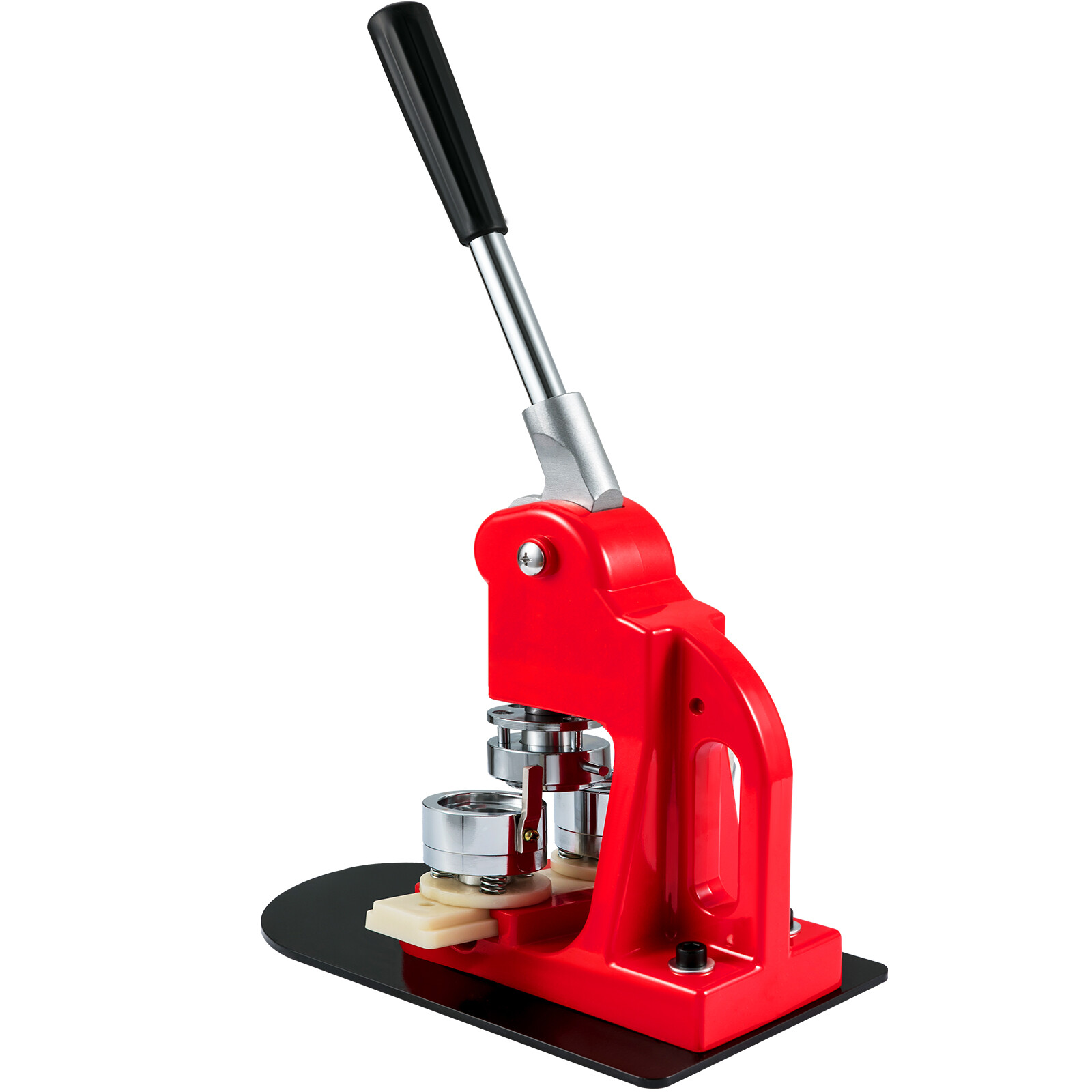 VEVOR Button Maker Machine Badge Pin Machine 1" 25MM 500 Free Parts Press Kit