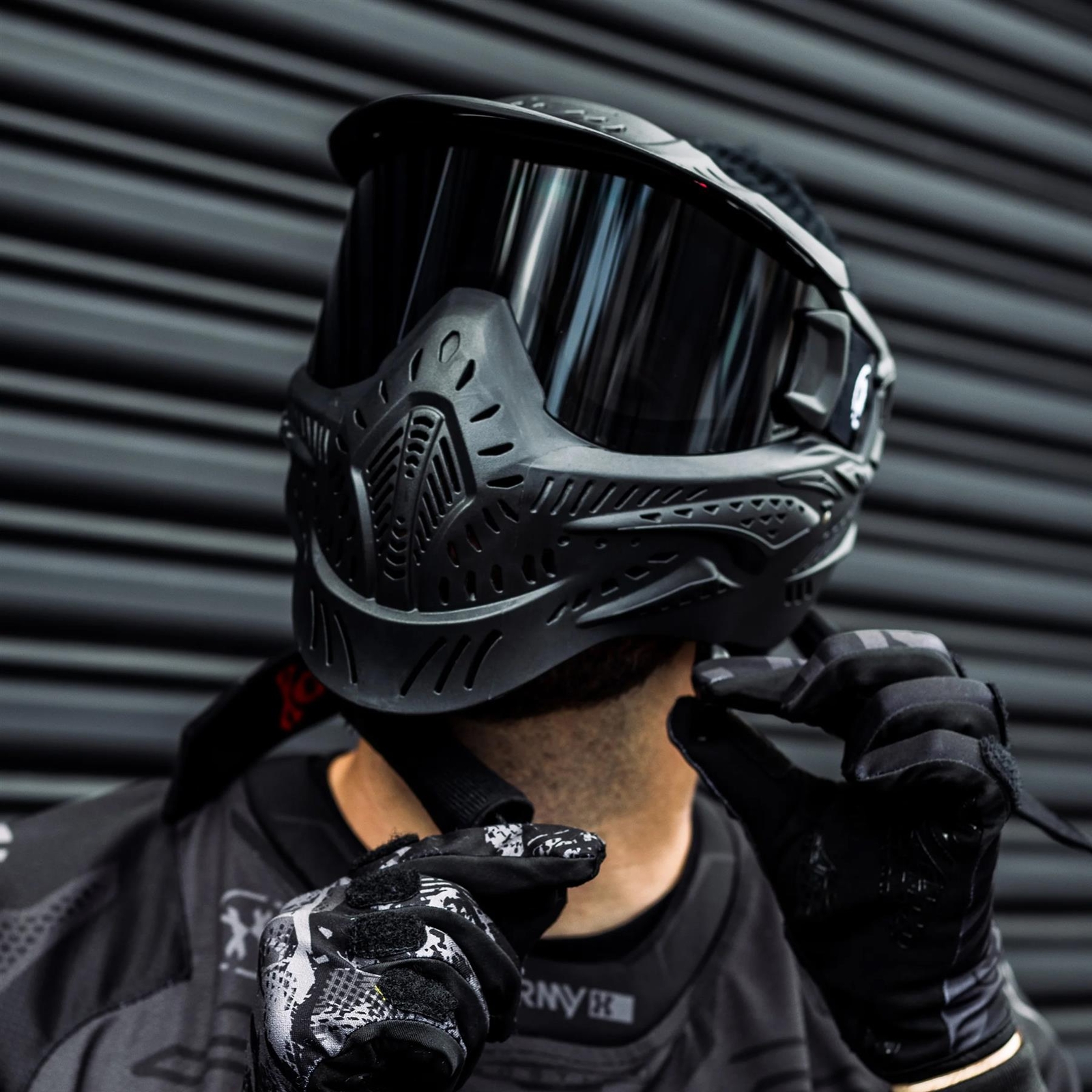 CLEARANCE HK Army HSTL Paintball Goggle Mask - Anti Fog Thermal Black Smoke Lens