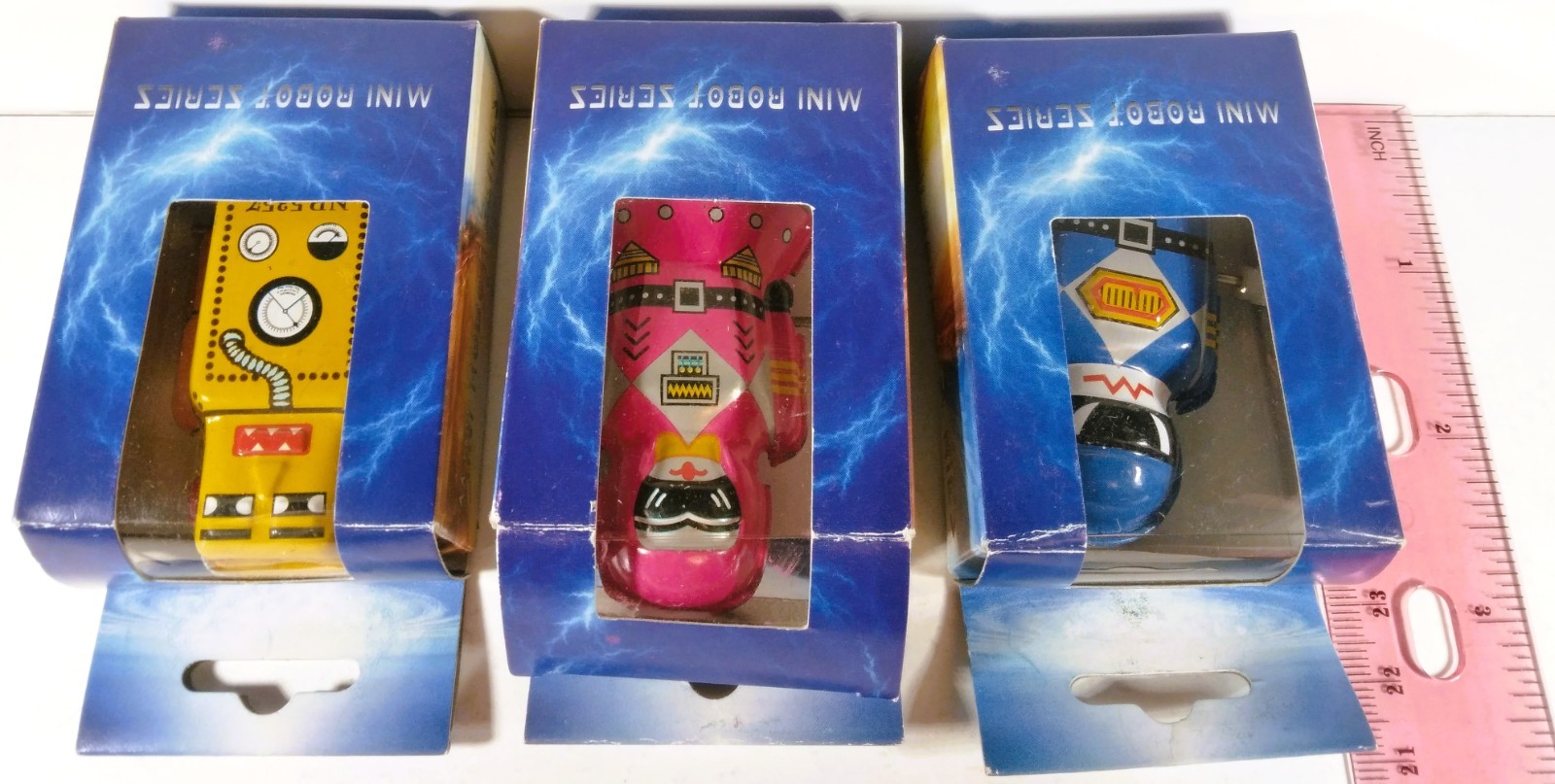 💥🤖 LILLIPUT MINI ROBOT + MAGIC BOY + GIRL 2.5" WALKING WIND-UP MS 494 495 496