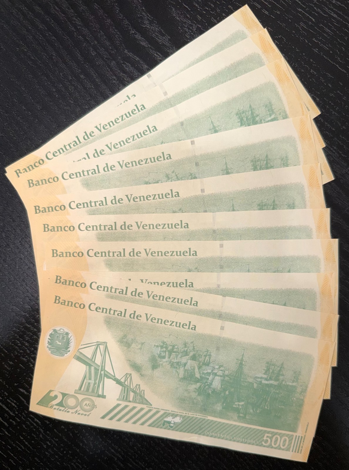 10 X VENEZUELA 500 DIGITALES 2023 UNC 500 Million Bolivar SOBERANO