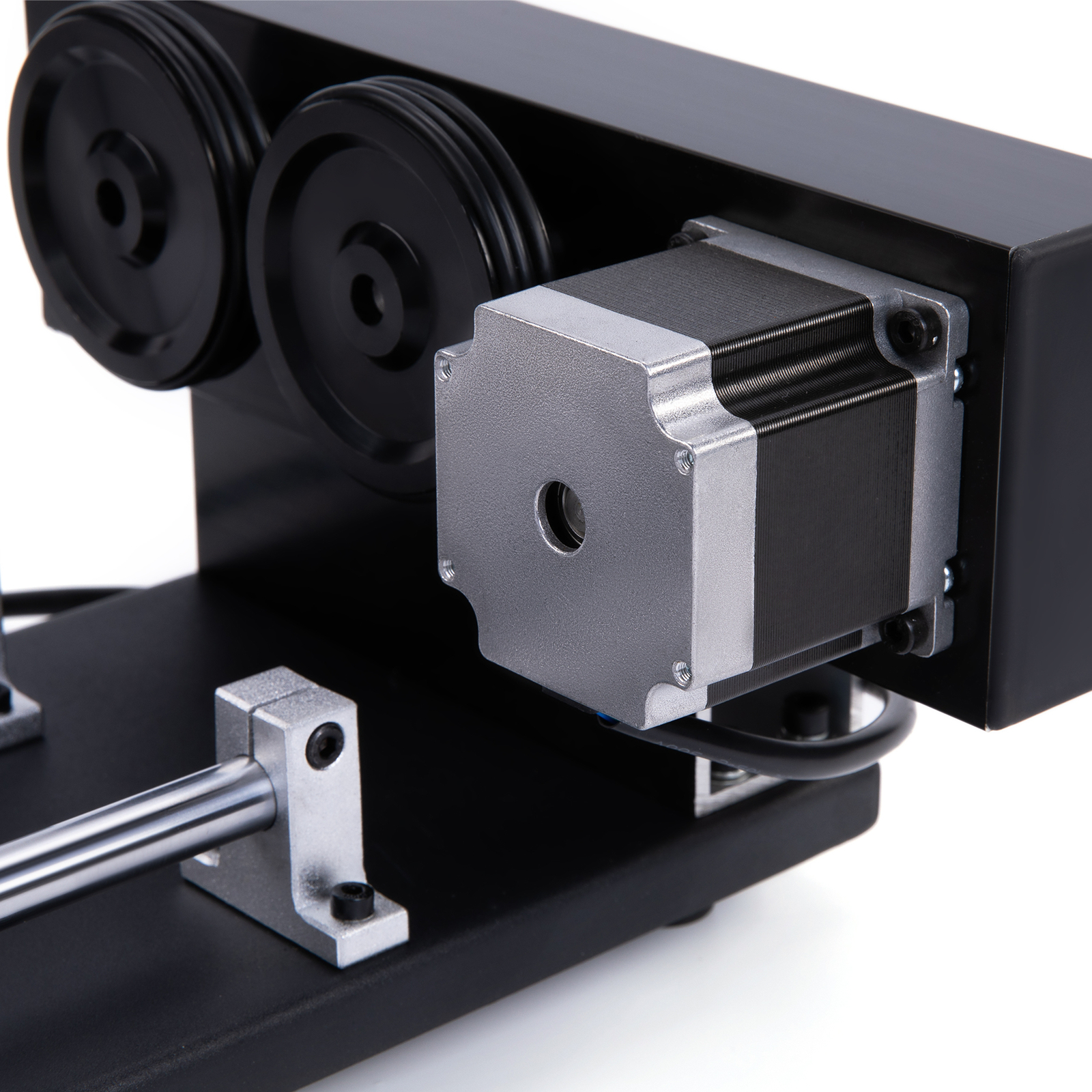 OMTech 4 Wheel Rotary Axis Attachment for 50W and up CO2 Laser Engraver Cutter