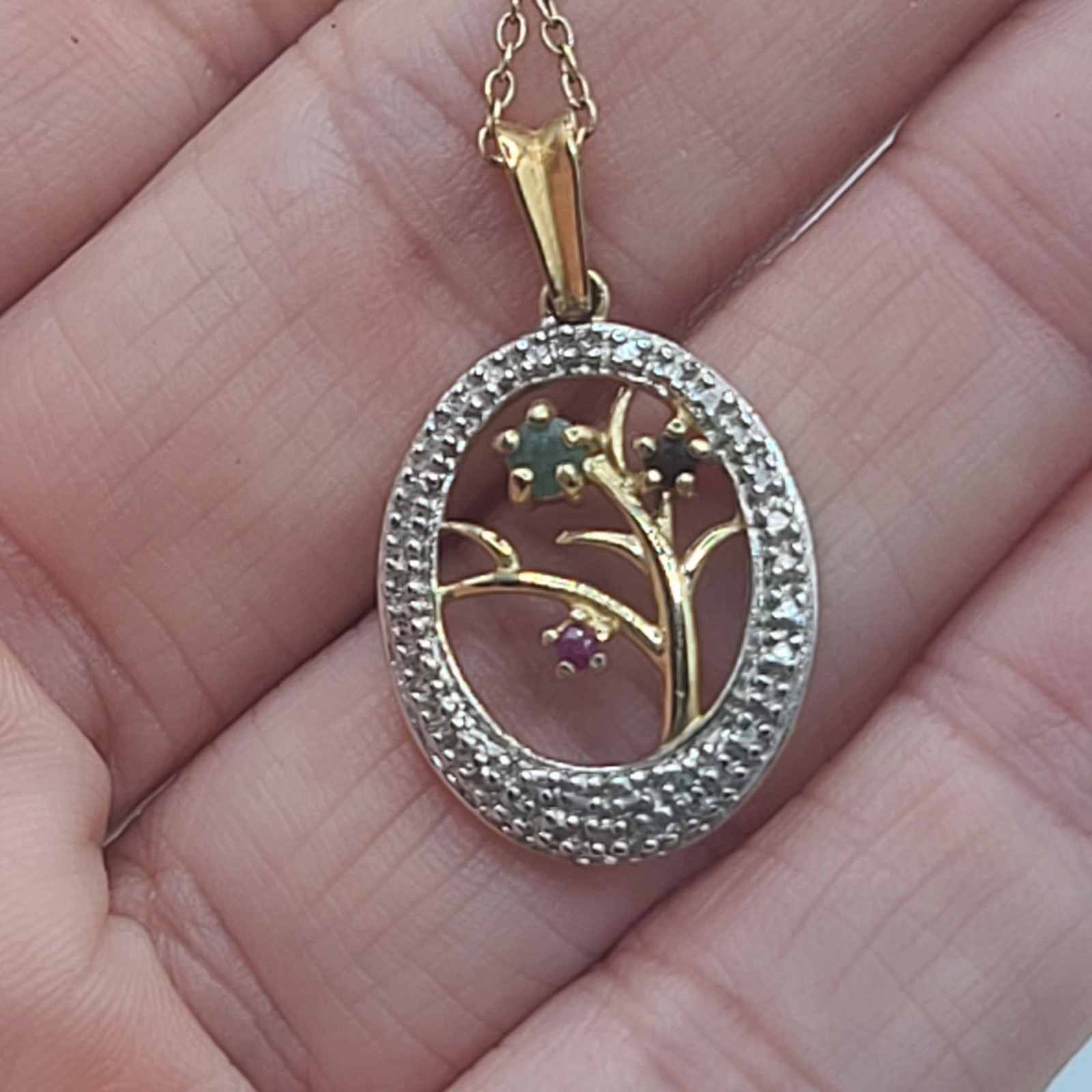 Ross Simmons Tree of Life Necklace 925 18"