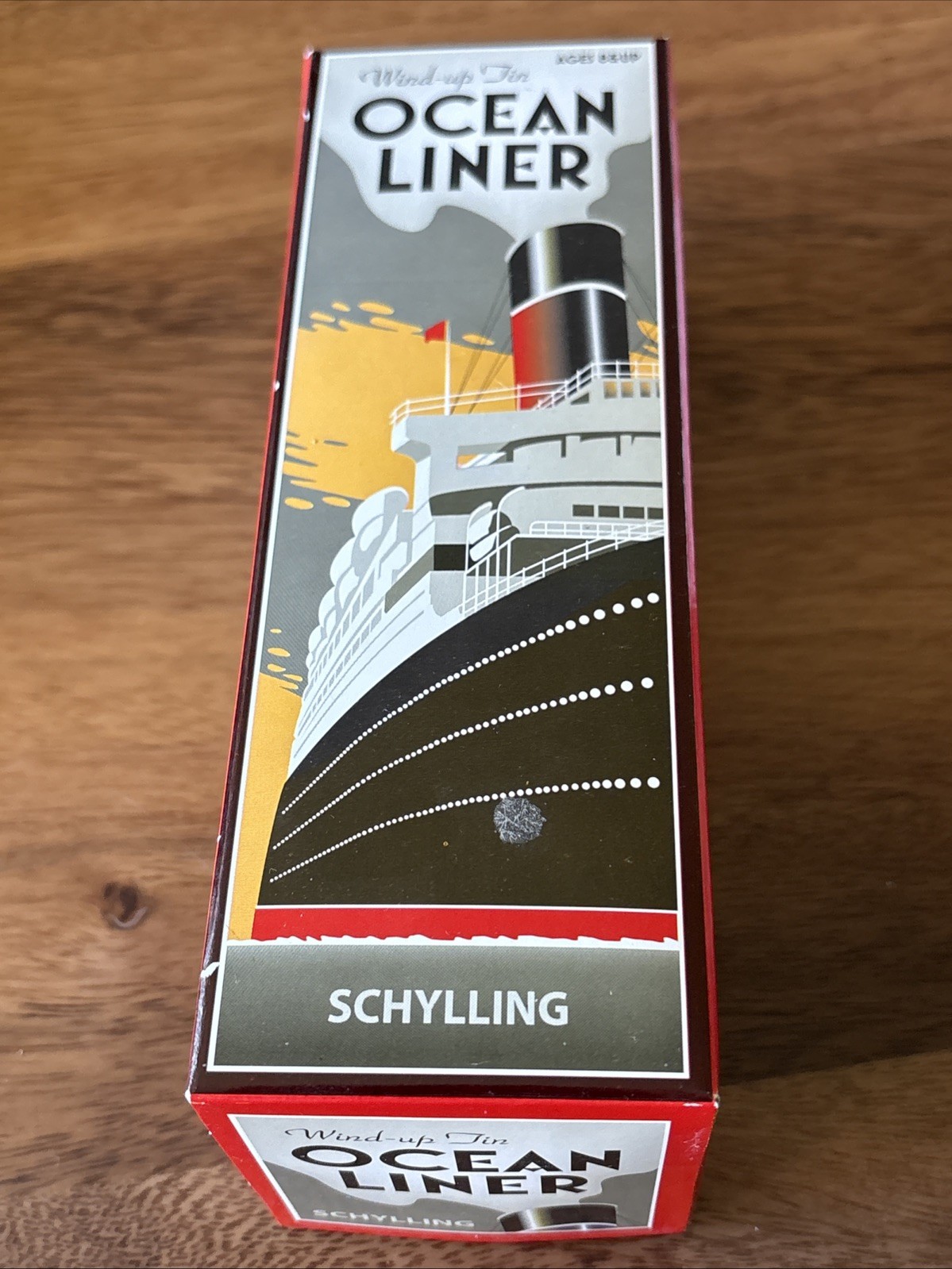 Schylling Wind Up Tin Ocean Liner Collectors Item - Excellent