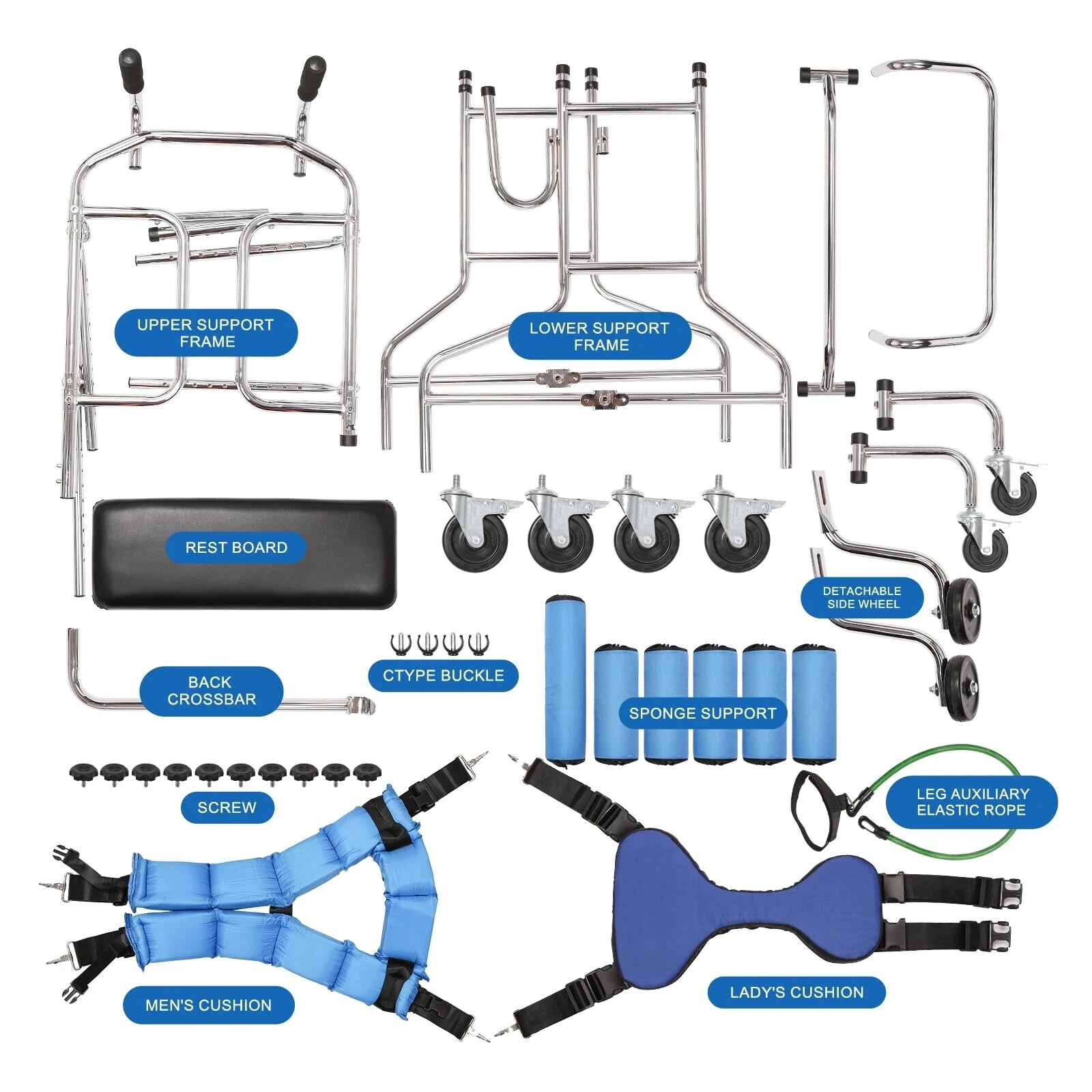 Adult Standing Walker for Seniors, Hemiplegia Rehabilitation hemi Walker Lower