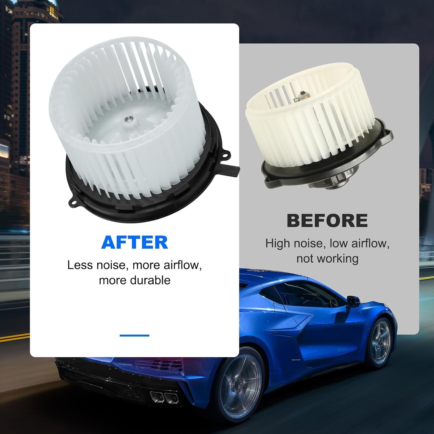 Heater Blower Motor w/ Fan For Honda Pilot 2003-2008 3.5L Acura MDX 2002-2006