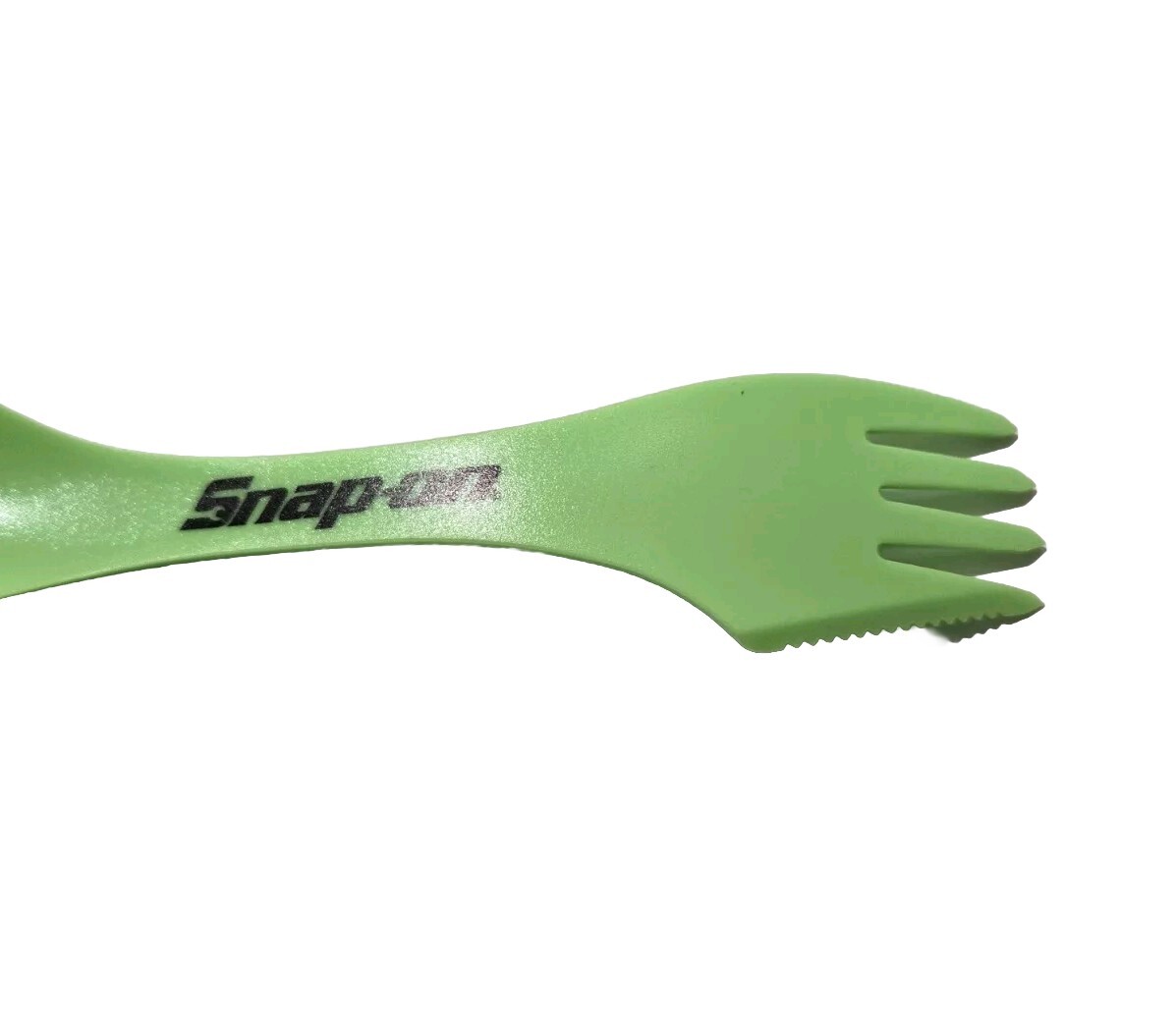 5X Snap On Tools Promo GREEN REUSABLE Plastic Spork Spoon Fork Knife Cutlery NEW