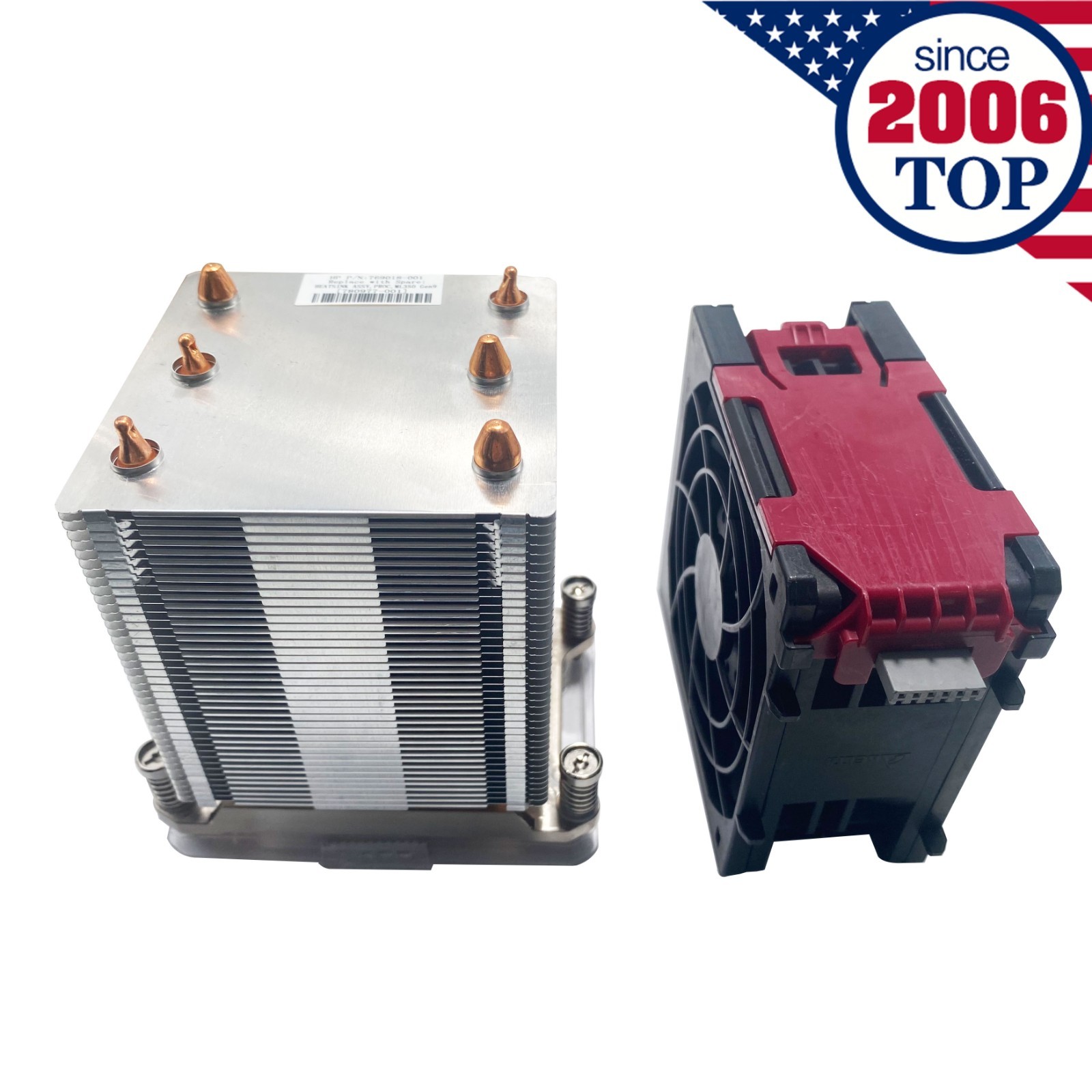 Fan and New Heatsink for HP ML350 G9 Gen9 780977-001 780976-001