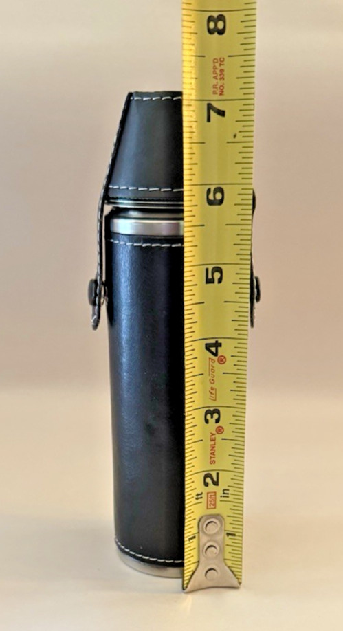 10 oz Flask Gift Set with 2 Shot Glasses & Funnel Stainless Steel Golf Flask