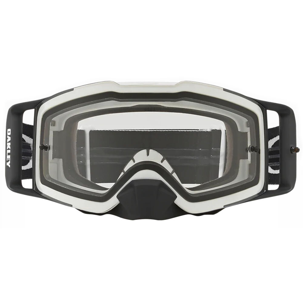 Oakley Front Line MX Goggles Matte White Speed Frame w/Clear Lens Anti Fog