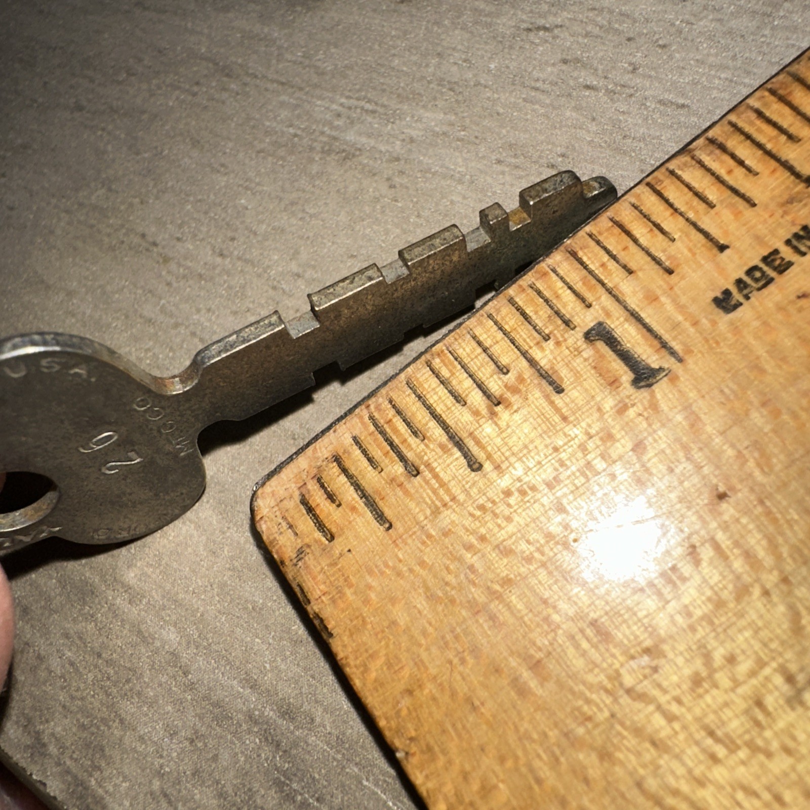 Antique Yale & Towne Flat Key #26 Original