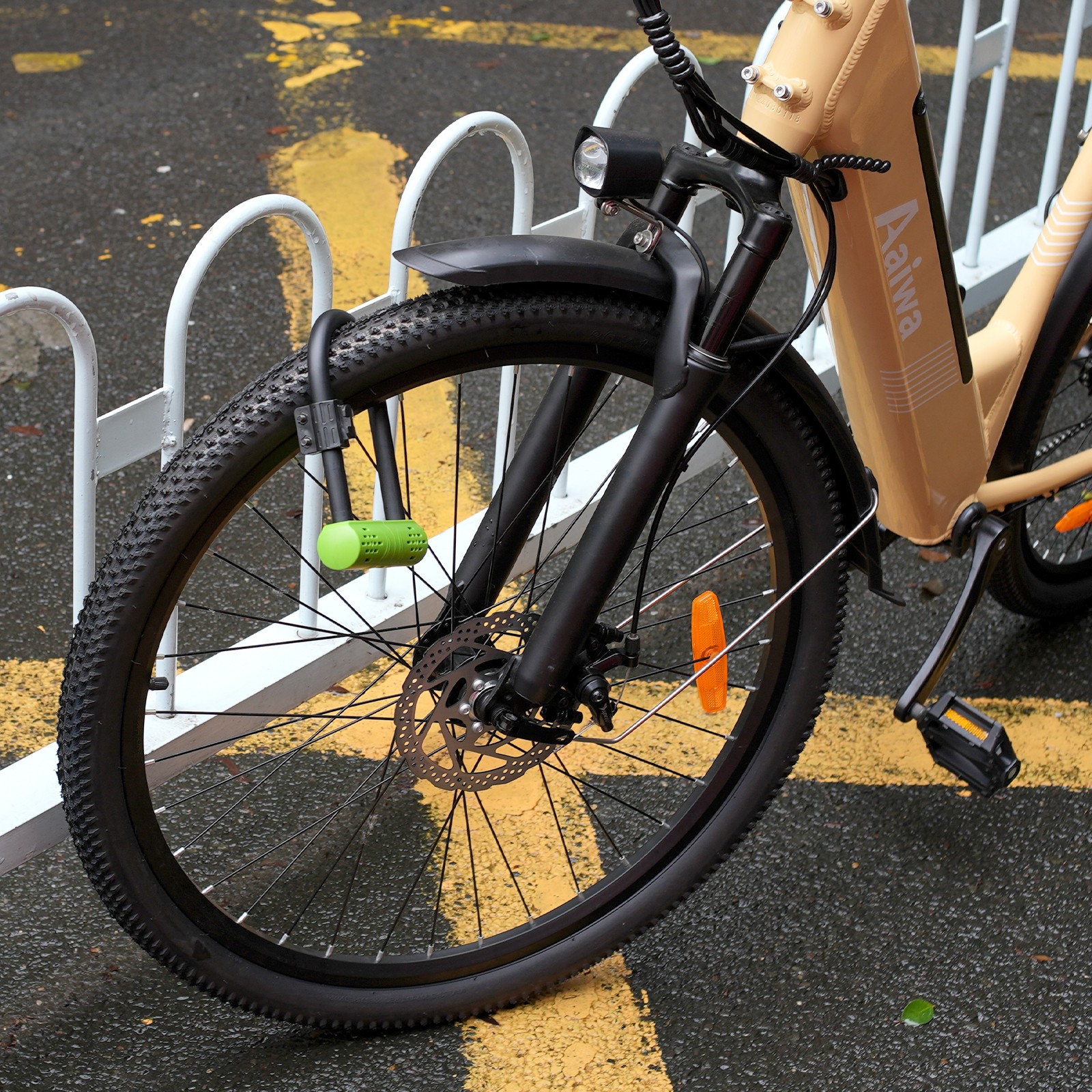 Heavy Duty Bicycle U-lock Steel Bike Lock Anti Theft w/ 2 keys Black Lock