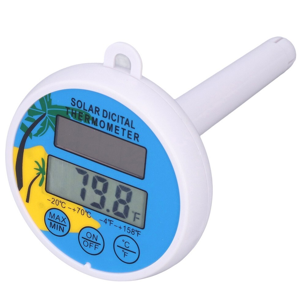 Aqua Select Solar Powered Digital Thermometer for Swimming Pools