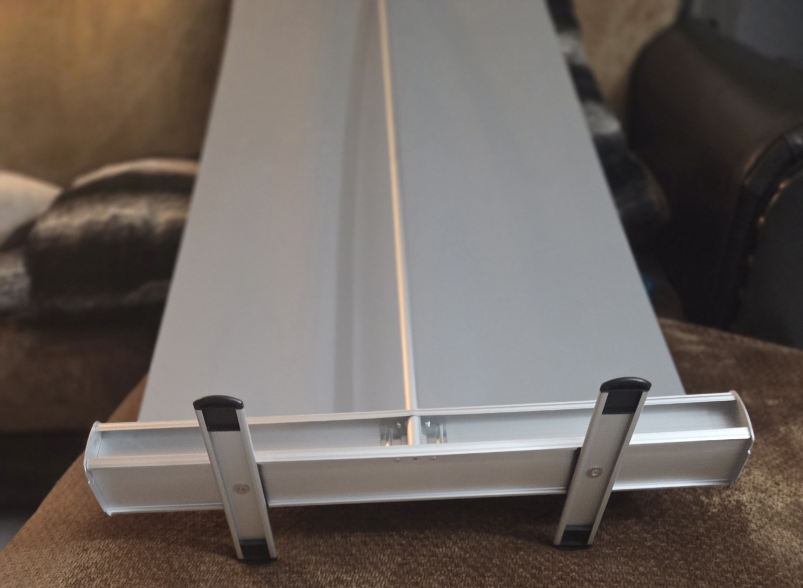 Bundle Of 3 Retractable Banner Stand 24"x 63" Roll Up Stand + Carrying Bags