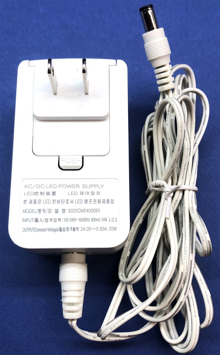 Genuine Philips Hue Lightstripe AC Adapter Power Supply 24V/20W S020CM2400083