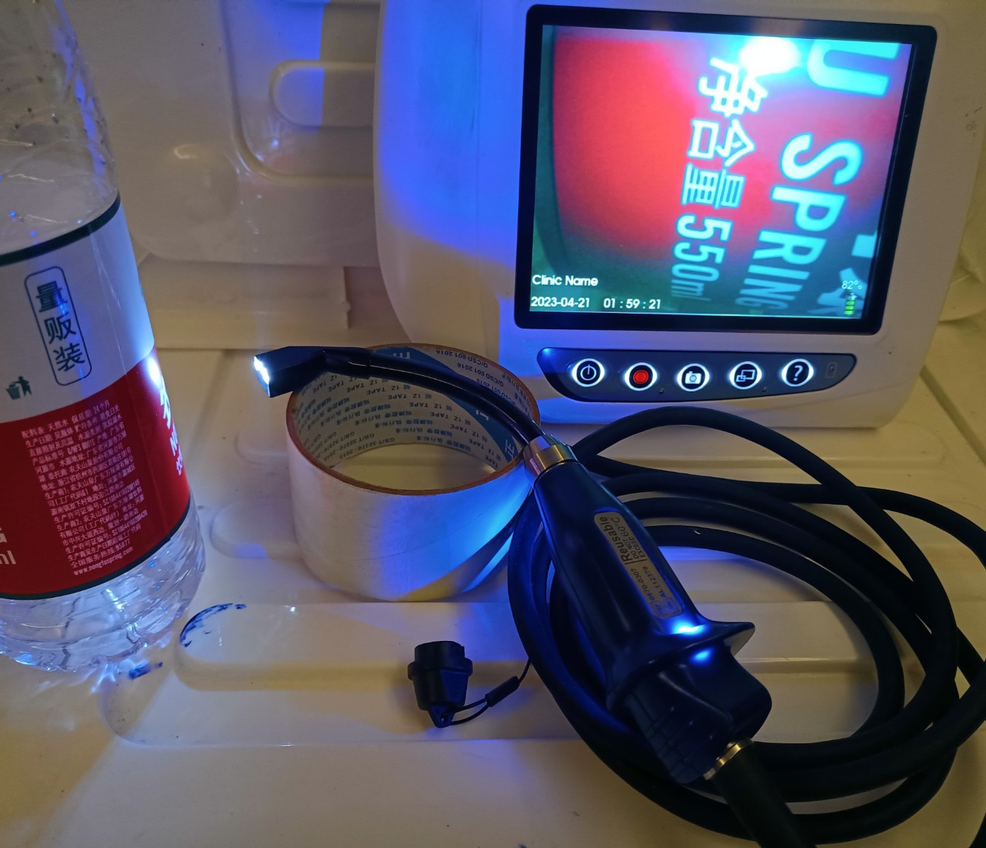 Verathon Glidescope 0570-0307 AVL 3-4 Baton Blade , Clear Image / Crack on Tip