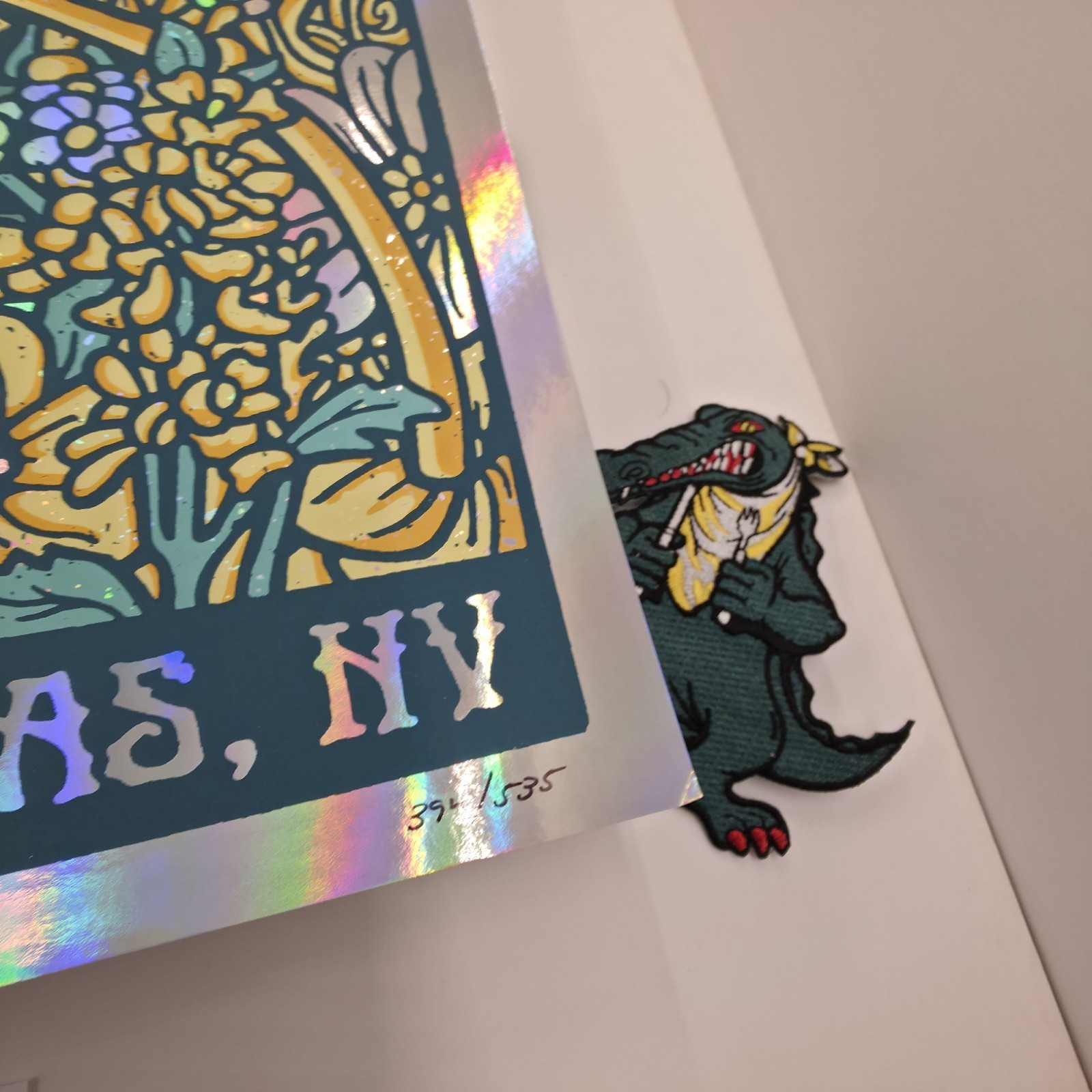 Dead And Company Sphere 7/11/24 Lava Foil Poster Las Vegas Grateful Gregg Gordon