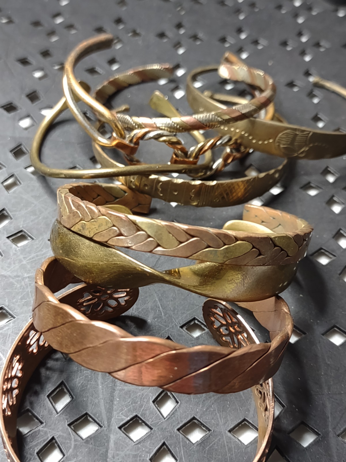 Lot Of Old Cuff Bracelets Bracelet Lot HMLAC