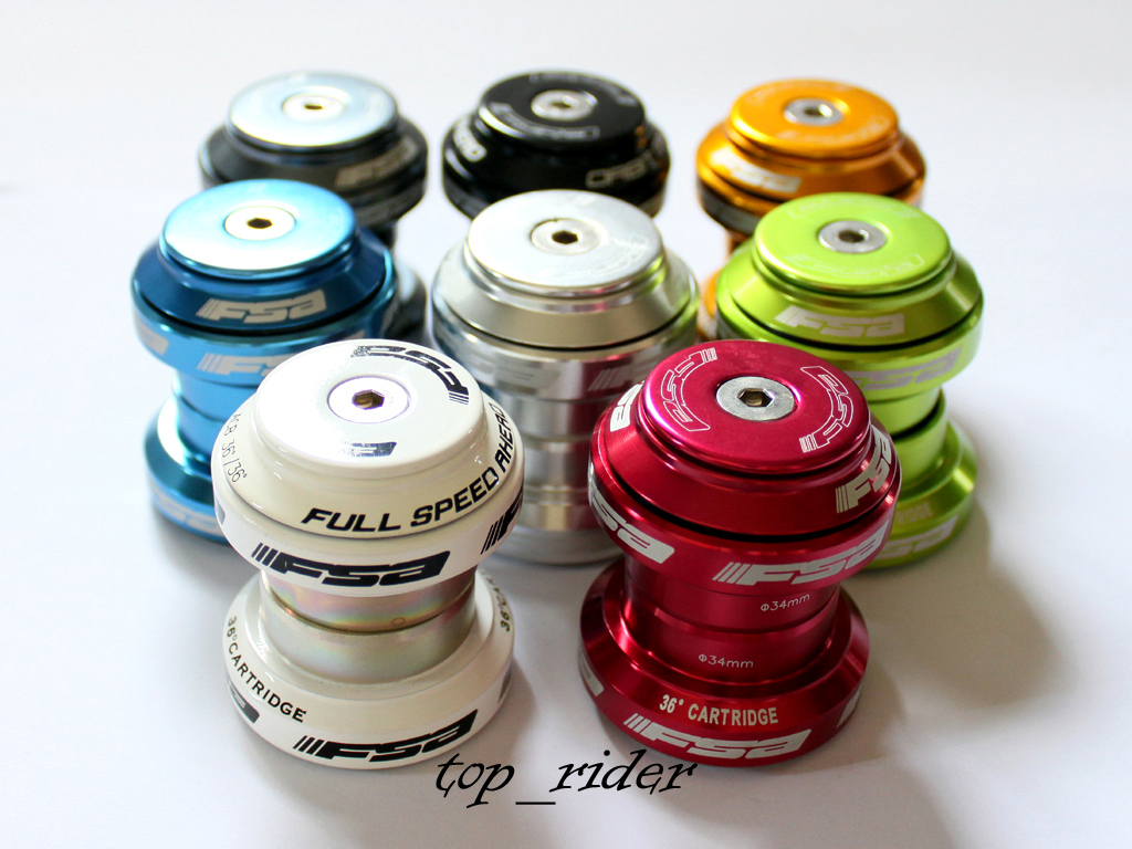 FSA Orbit MX 1-1/8" 34mm Threadless Bike Headset 34mm w/ Top Cap 8 Colors