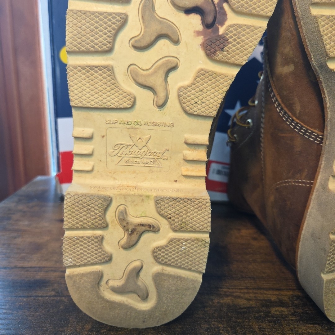 Thorogood American Heritage 8” Crazy Horse Leather Steel Toe Boots Size 11.5 D