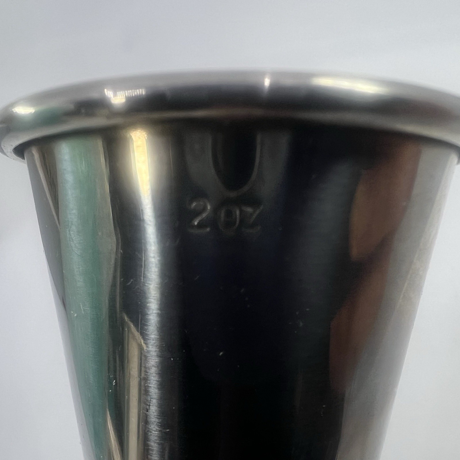 JIGGER Japanese Style Cocktail Bar Shooter Double Shot Glass | Stainless Steel