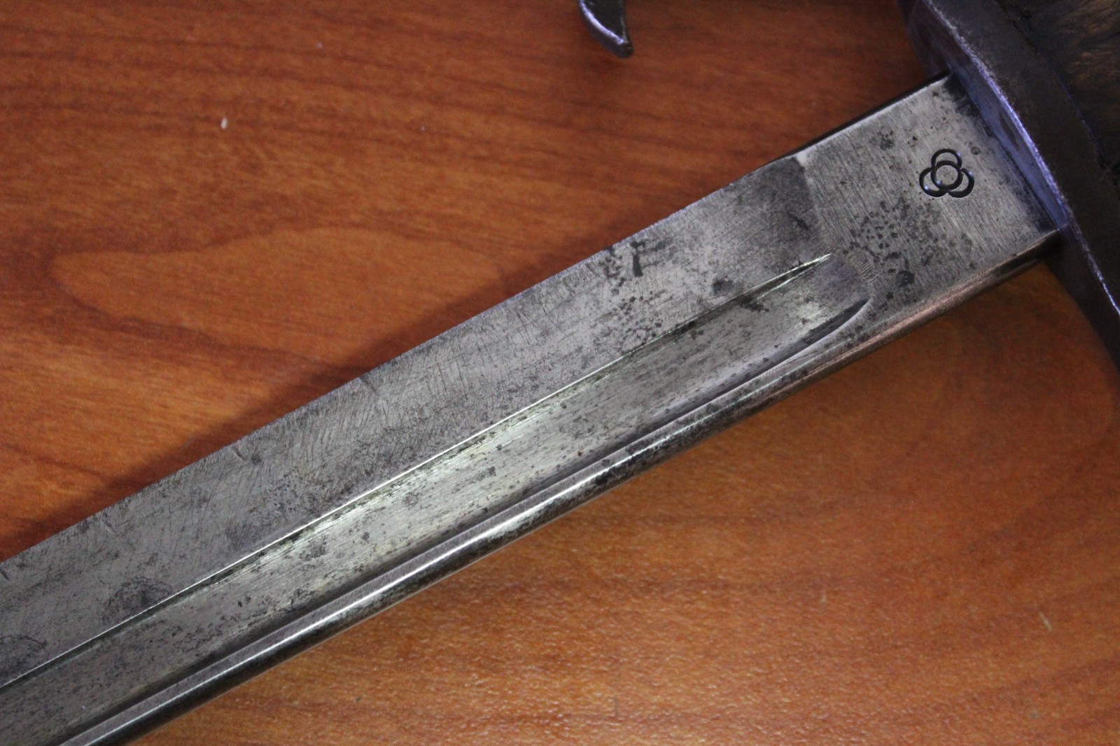 WWII Japanese Arisaka Type 30 Bayonet w/ Scabbard & Frog Kokura