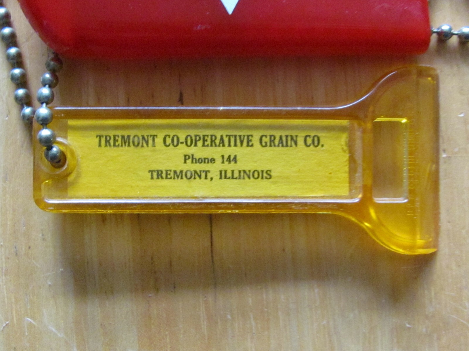 VTG TREMONT ILLINOIS KEY CHAINS CONOCO OIL CO-OP GRAIN & NU CAFE TRUCK STOP