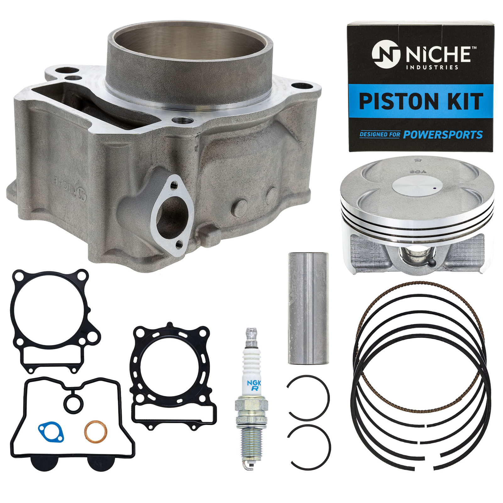 NICHE Cylinder Piston Gasket Kit for Polaris Predator 500 3089973 3089519 (99mm)