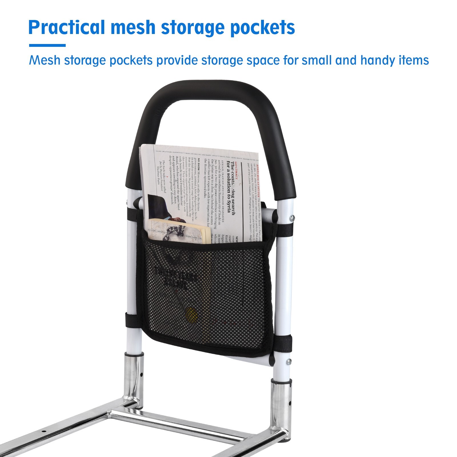 Medots Bed Assist Rail for Seniors,Handicap & Medical Recovery,Non-Slip Handle
