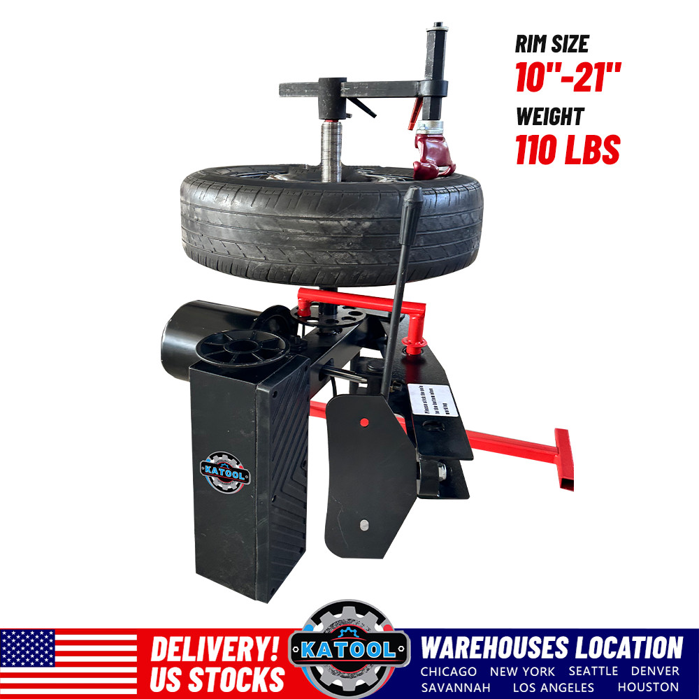 KATOOL  KT-1030P Mini Tire Changer Machine 10-21 Inch for Road Rescue