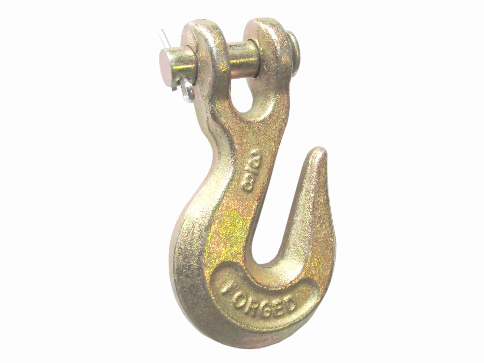 3/8" 5/16" 1/4" Clevis Chain Grab Hook Wrecker Tow Truck Trailer G70 Bulk 10 pcs