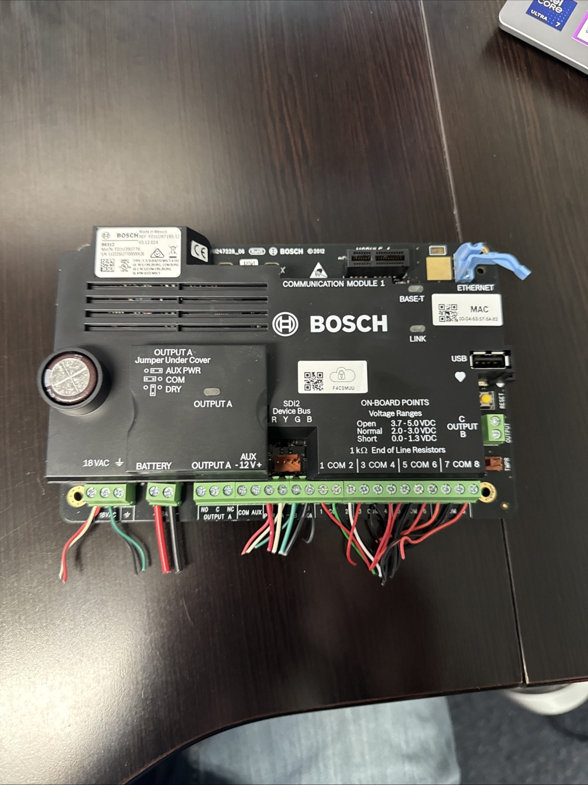 BOSCH B6512 Alarm Panel Tested & Working Clean