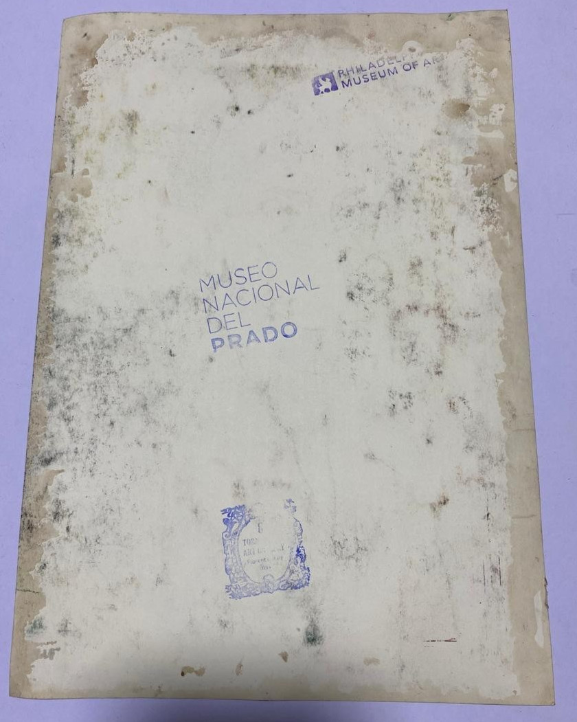 JOHN SINGER SARGENT Drawing on paper (Handmade) signed and stamped mixed media.