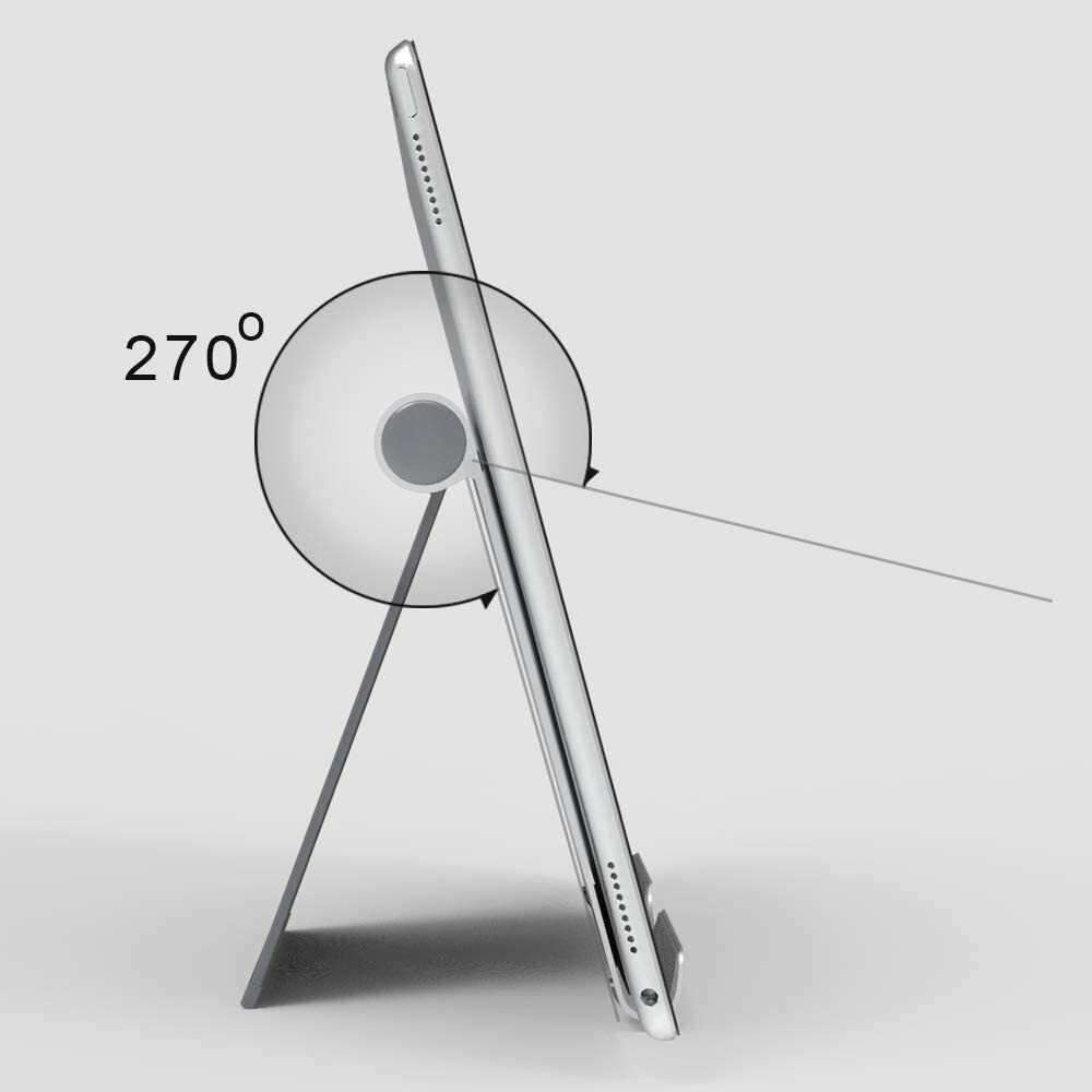 TechMatte Stand for iPads, Large Adjustable Aluminum Holder for Tablets & Phones