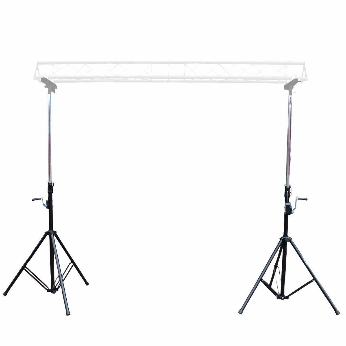 ProX T-LS35C-STAND Triangle Truss Lighting Crank Up Stands Pair System