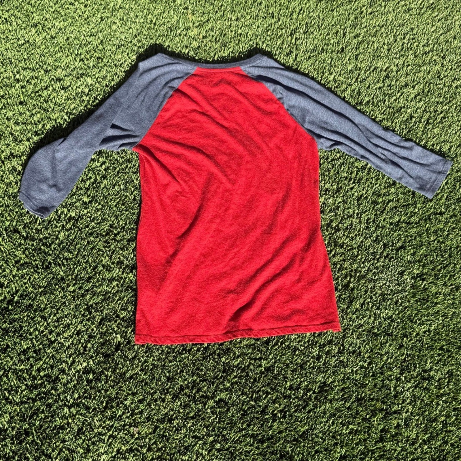 Nike Atlanta Braves tri-blend raglan 3/4-sleeve T-shirt