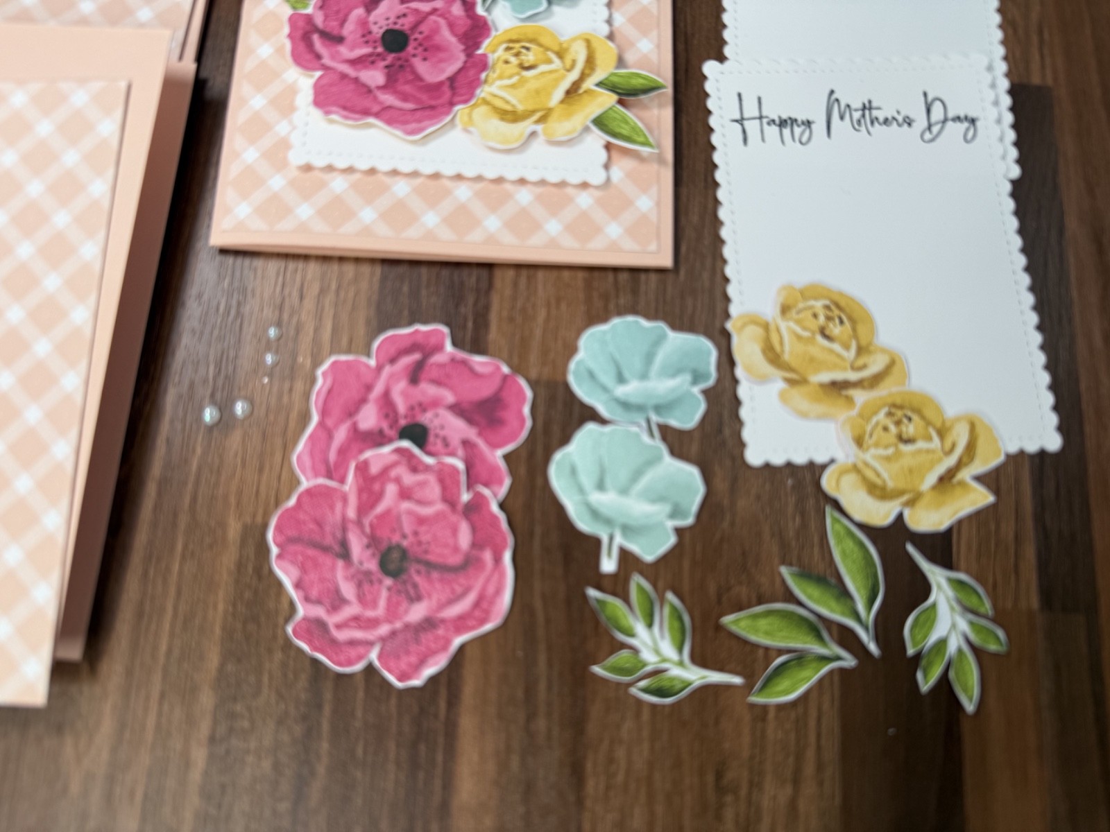 Stampin Up Card Kit Happy Mother's Day Hues of Happiness Roses - 3 Cards
