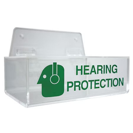 Reusable Ear Plugs With Dispenser, Table Top, Wall Mount, Capacity: 100 Pairs,