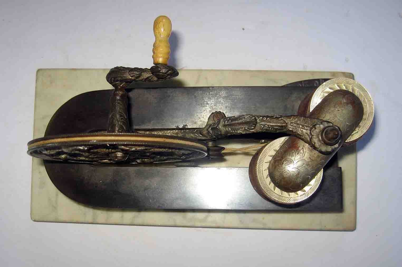 c1850 Marble Base QUACK MEDICAL Electricity GENERATOR by BOURNE & TAYLOR -LONDON