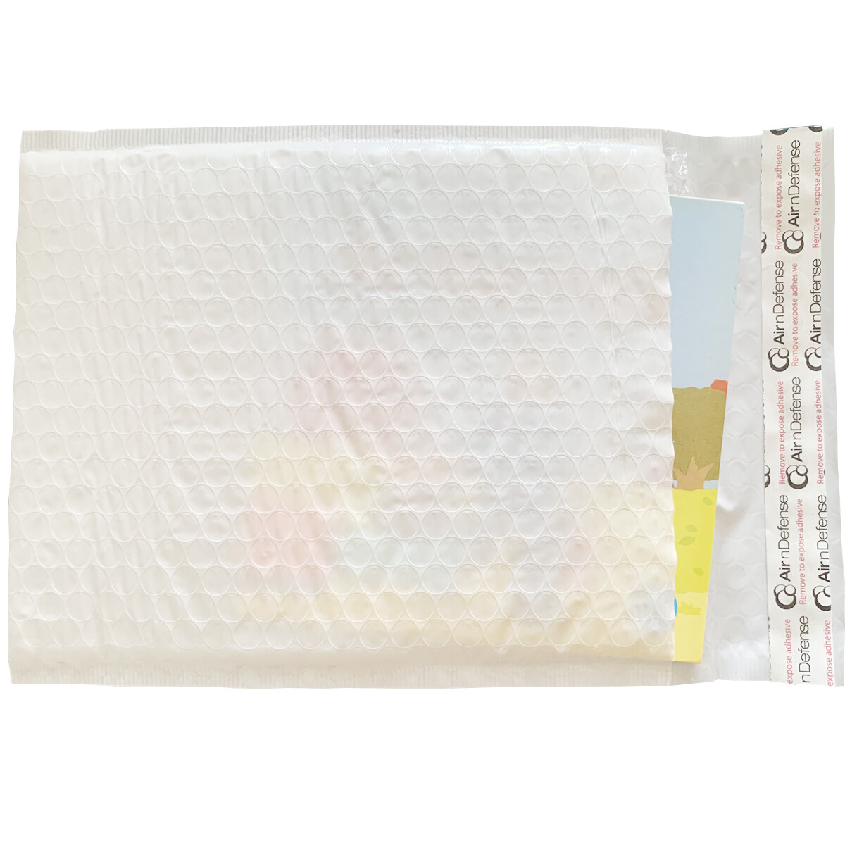 AirnDefense #0 6.5x10" White Poly Bubble Mailers Shipping Padded Envelopes