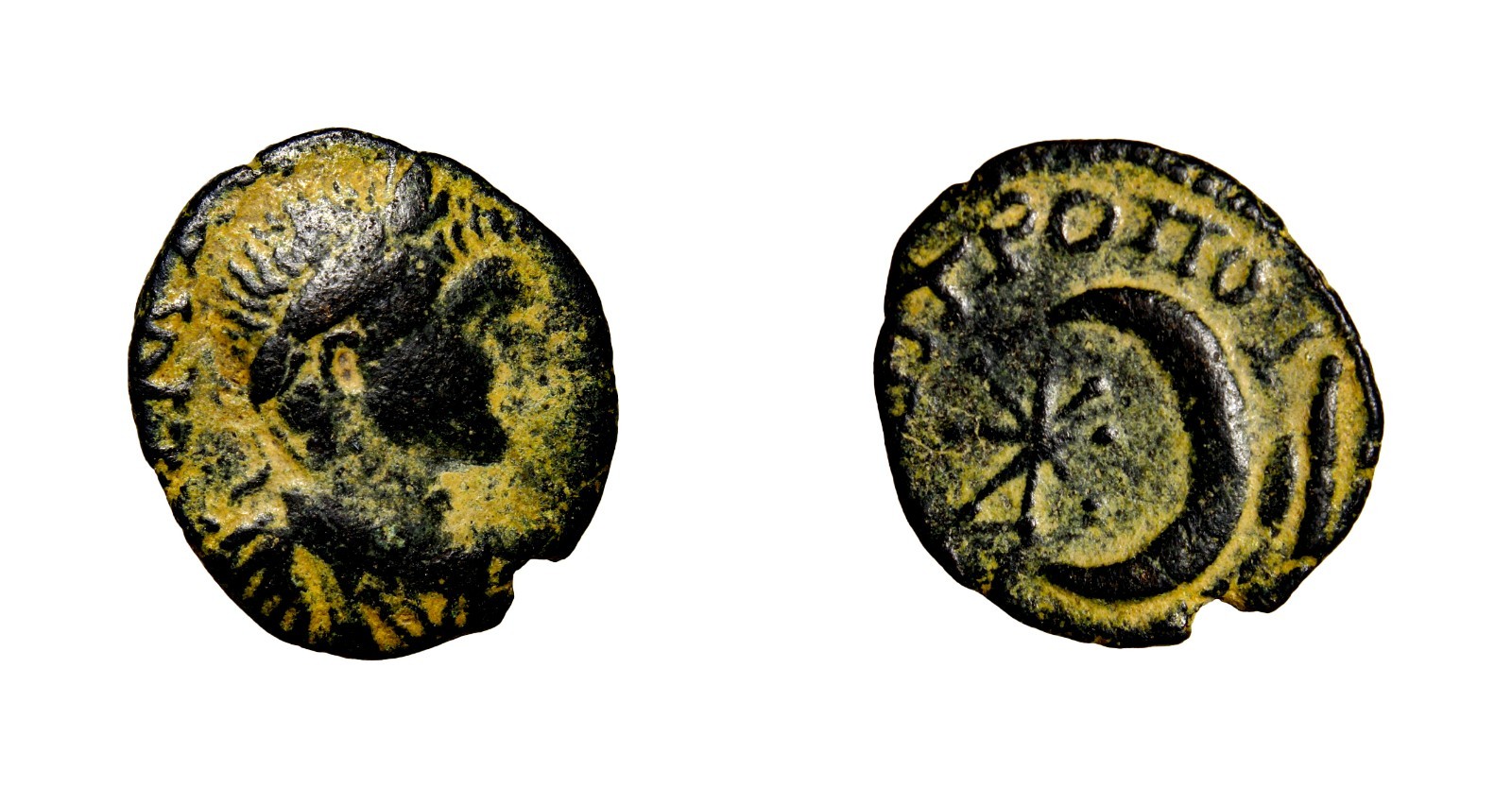 MESOPOTAMIA. Carrhae, Caracalla (198-217) or (Elagabal (218-222) AE Coim