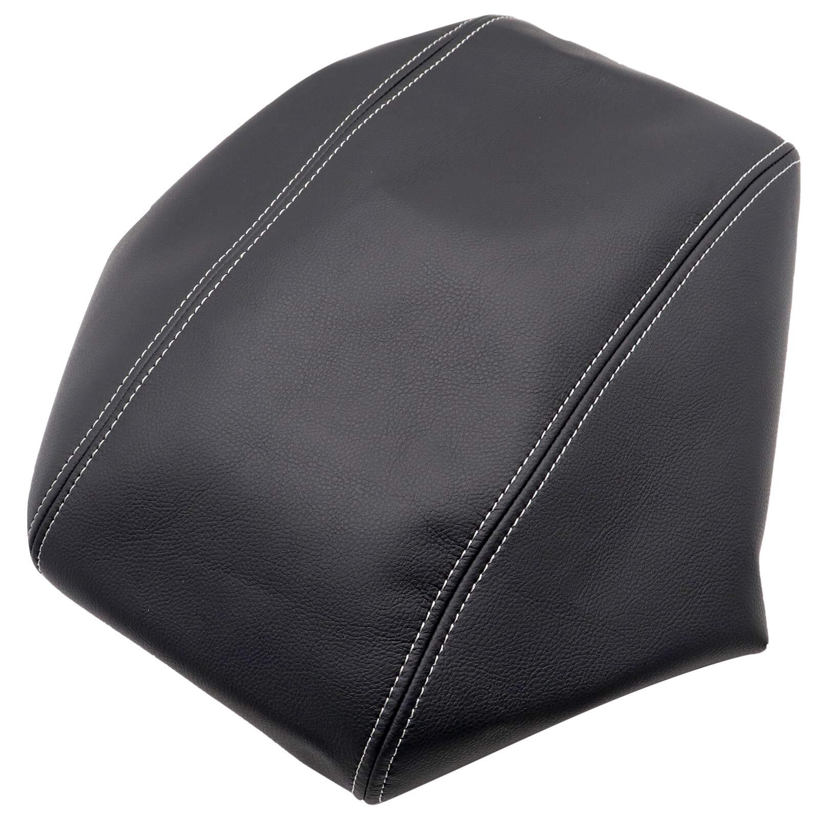 For 2011-2019 Jeep Grand Cherokee Leather Center Console Lid Armrest Cover Black