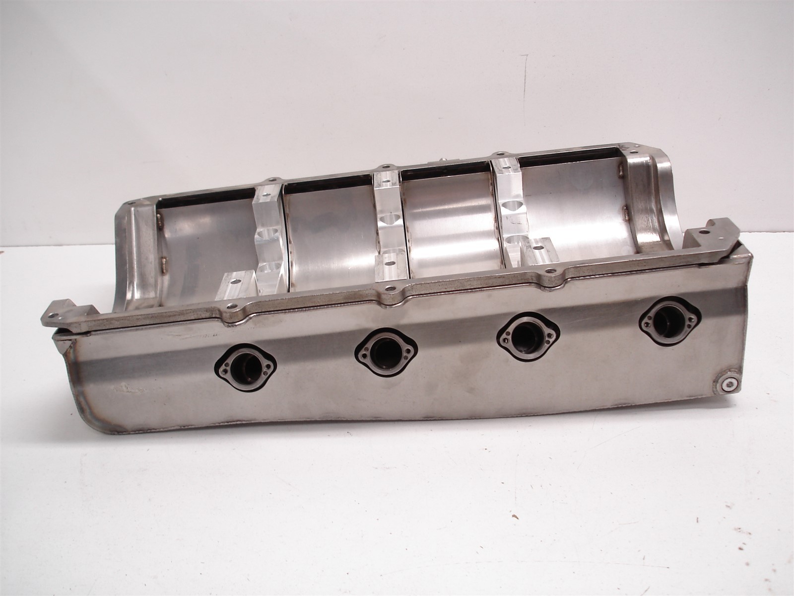 NASCAR ECR ENGINES SEGMENTED BILLET DIVIDER GM R07 R07.2 DRY SUMP OIL PAN /SHELL