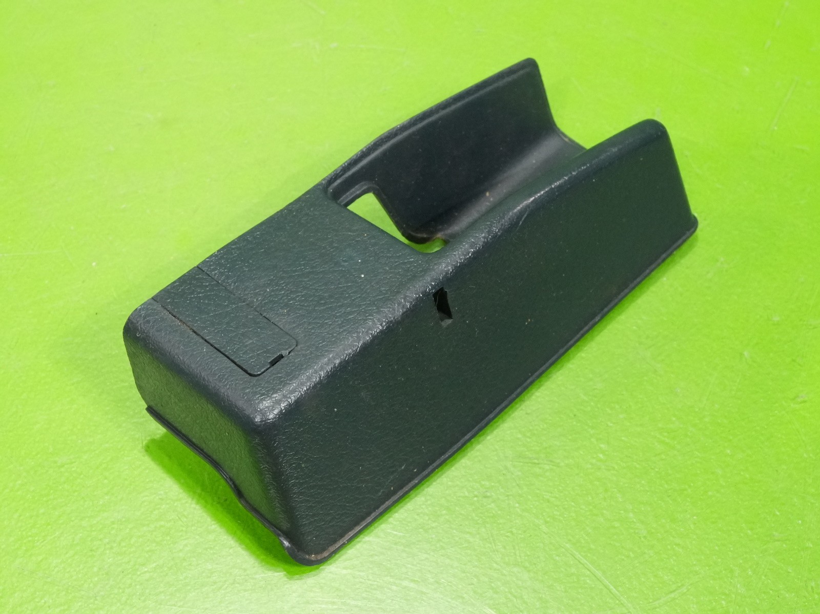 92-95 Civic OEM fuel gas tank trunk hatch popper opener cover trim panel blue