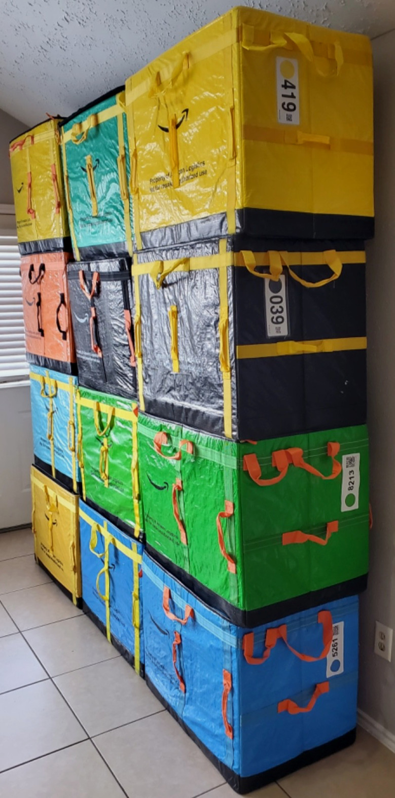 Amazon Courier Large Storage /Delivery Tote bags 28"X24"X20"