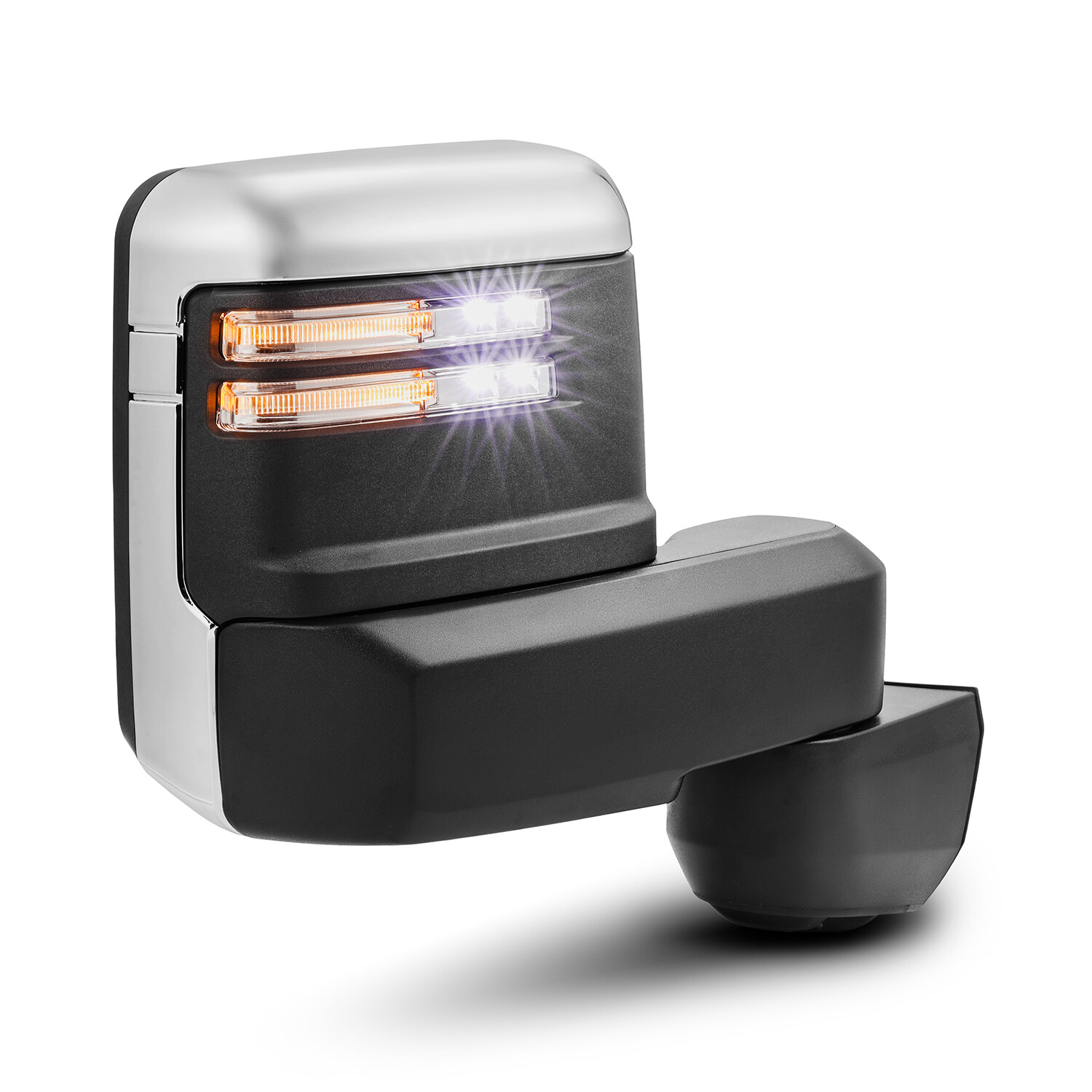 Chrome Power Heated Towing Mirrors For 2019-2023 Chevy Silverado GMC Serria